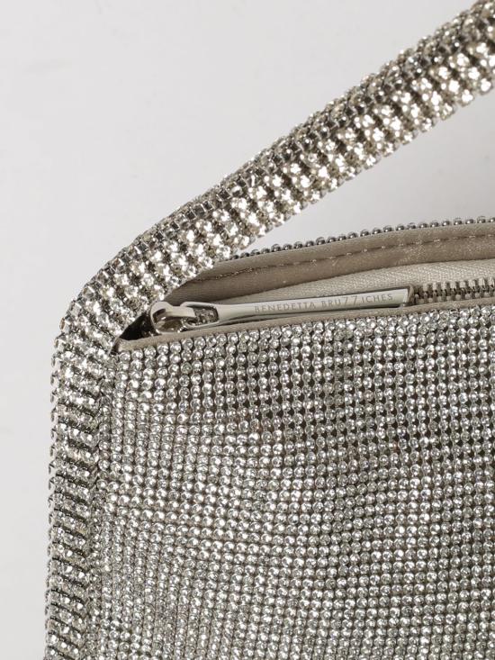 26SS 베네데따부르치케스 토트백 0016019 CRYSTAL ON Silver - BENEDETTA BRUZZICHES
