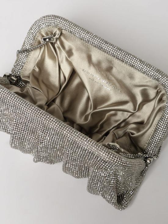 26SS 베네데따부르치케스 클러치/파우치 0010019 CRYSTAL ON Silver - BENEDETTA BRUZZICHES