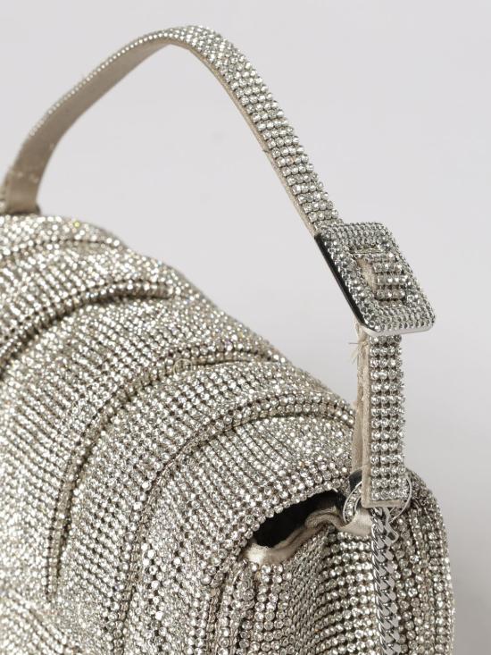26SS 베네데따부르치케스 토트백 0125019 CRYSTAL ON Silver - BENEDETTA BRUZZICHES