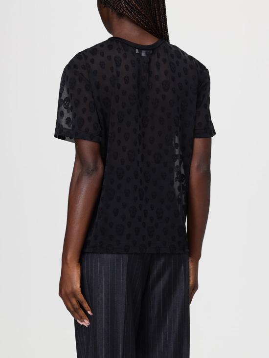 26SS 알렉산더 맥퀸 반팔 티셔츠 858610QCAMQ 1000 Black - ALEXANDER MCQUEEN