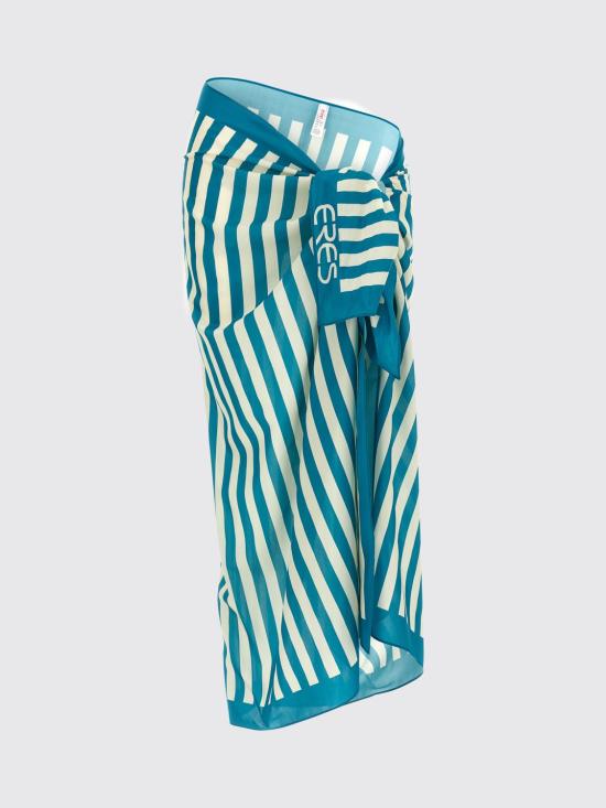 26SS 에레스 롱 스커트 082602 PERSANEPERCALE Green - ERES