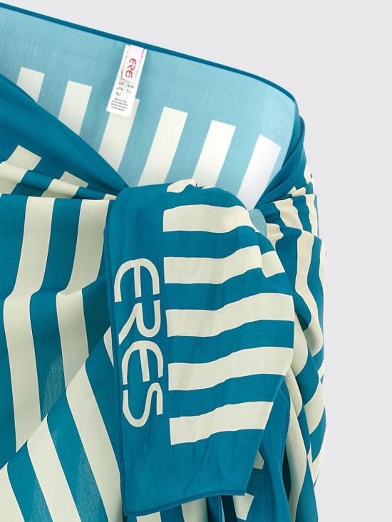 26SS 에레스 롱 스커트 082602 PERSANEPERCALE Green - ERES