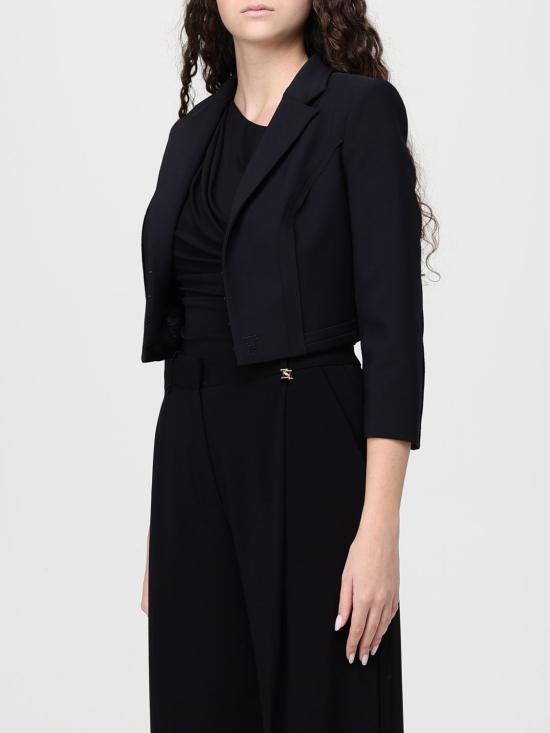 26SS 엘리자베타프랜치 자켓 GI22261E2 110 Black - ELISABETTA FRANCHI