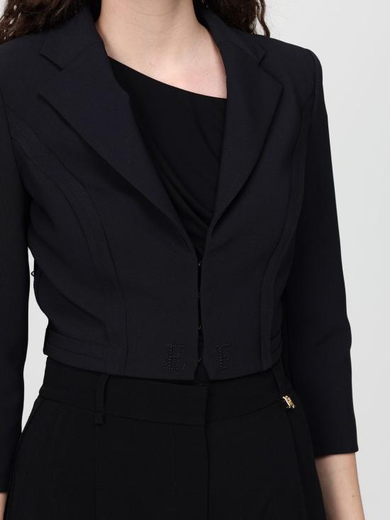 26SS 엘리자베타프랜치 자켓 GI22261E2 110 Black - ELISABETTA FRANCHI