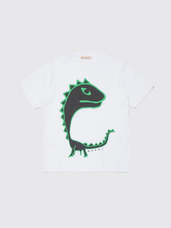 26SS [키즈] 마르니 티셔츠 M01712M00L9 0M100 White