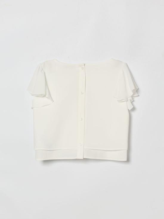 26SS [키즈] 모나리자 셔츠 71G3047119 0001 Yellow Cream - MONNALISA