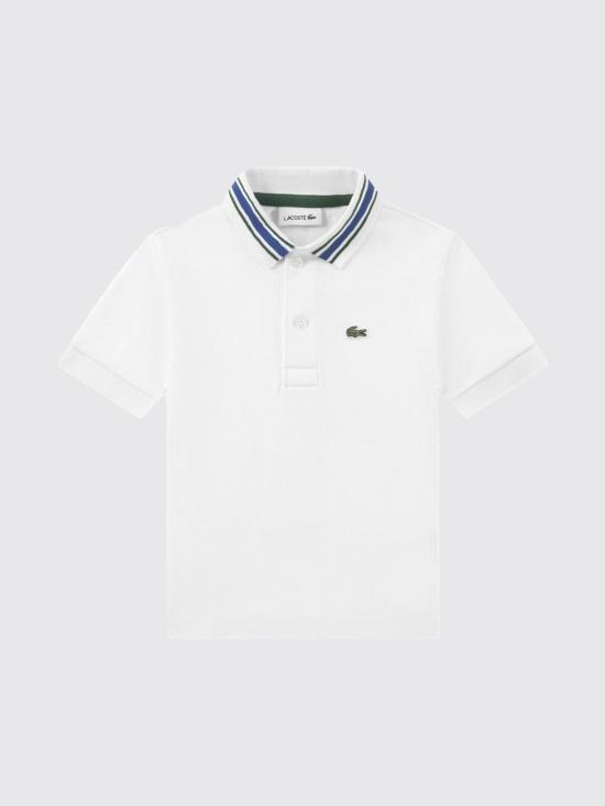 26SS [키즈] 라코스테 폴로 셔츠 947038 W8L White