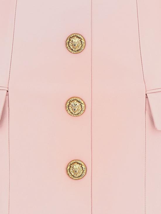 26SS 발망 숏 스커트 GF1LBB29LE04 4HR Pink - BALMAIN