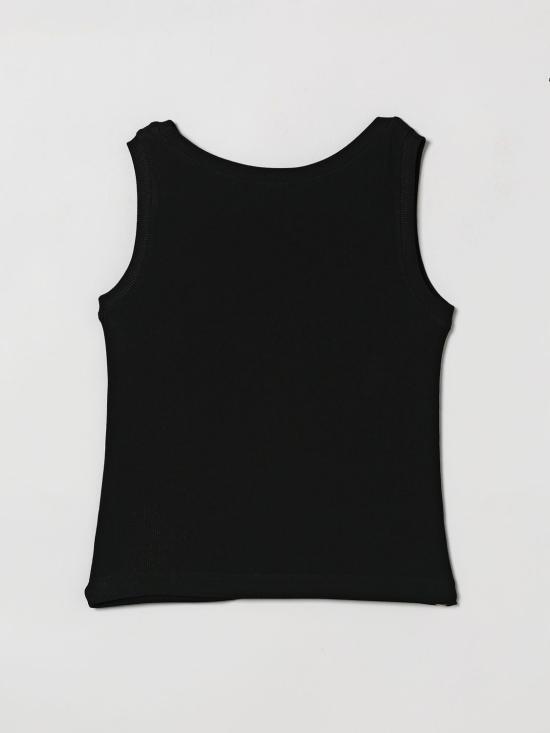 26SS [키즈] 모나리자 티셔츠 17G6017212 0050 Black - MONNALISA