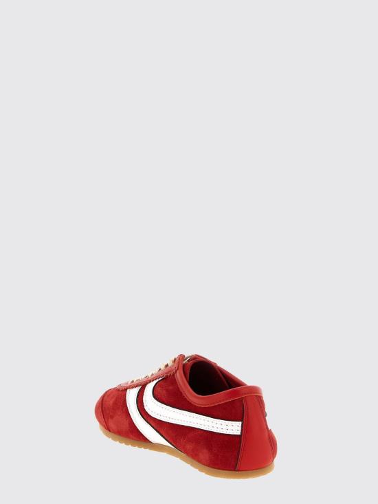 26SS 드리스 반 노튼 스웨이드 스니커즈 2610117220126 352 Red - DRIES VAN NOTEN