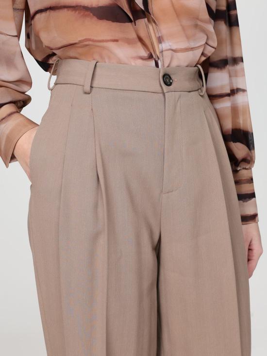 26SS 엘리자베타프랜치 스트레이트 팬츠 PA17661E2 229 Mud - ELISABETTA FRANCHI