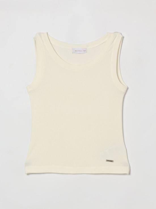 26SS [키즈] 모나리자 티셔츠 17G6017212 0001 Yellow Cream