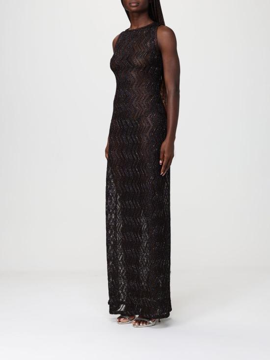 26SS 미소니 롱 원피스 MS26SQ1FBV00IT S80EQ Brown - MISSONI