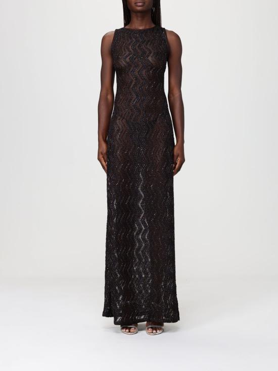 26SS 미소니 롱 원피스 MS26SQ1FBV00IT S80EQ Brown