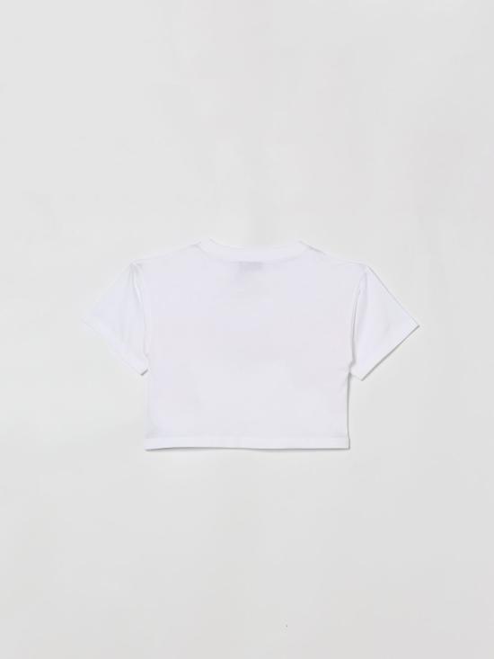 26SS [키즈] 모스키노 티셔츠 HDM06YLAA02 10101 White - MOSCHINO