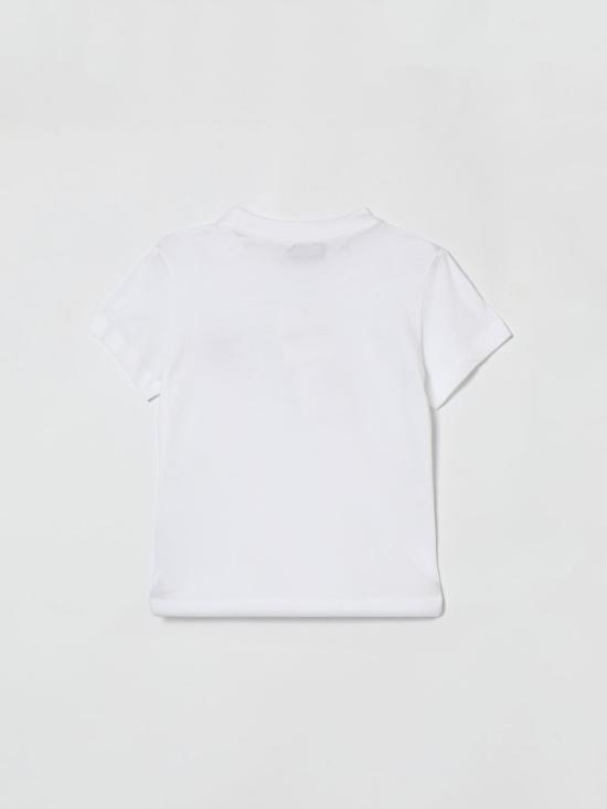 26SS [키즈] 모스키노 티셔츠 HUM05OLAA03 10101 White - MOSCHINO