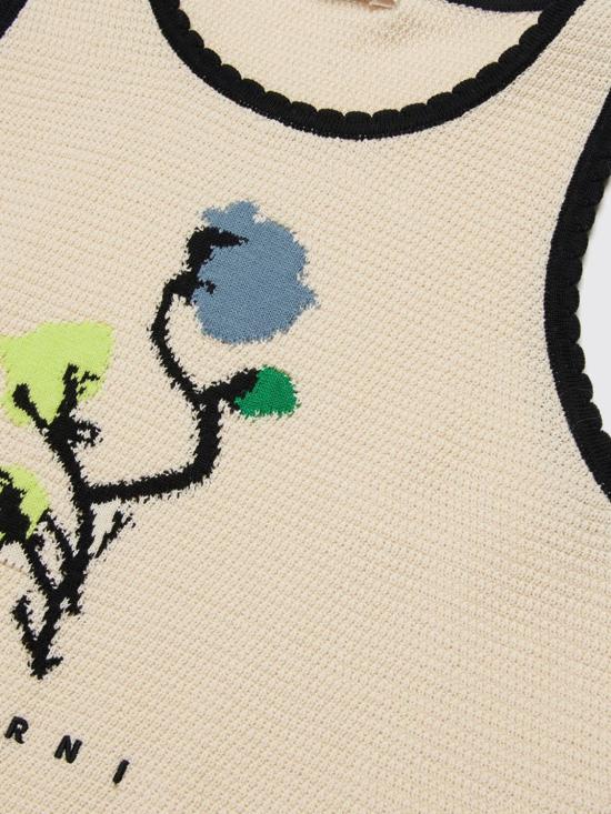 26SS [키즈] 마르니 티셔츠 M01737M00WZ 0M115 Beige - MARNI