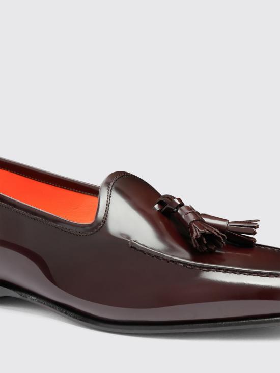 26SS 산토니 로퍼 MCAN18515PA1BPOH B44 Burgundy - SANTONI