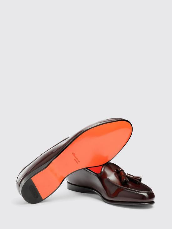 26SS 산토니 로퍼 MCAN18515PA1BPOH B44 Burgundy - SANTONI