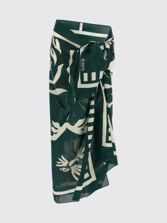 26SS 에레스 롱 스커트 082603 SCARABEEPANAMA Forest Green - ERES