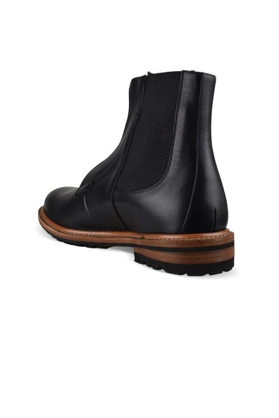  돌체앤가바나 부츠 블랙 가죽 첼시 - DOLCE & GABBANA