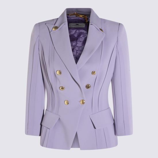 26SS 엘리자베타프랜치 수트 자켓 GI21861E2EV7 Purple - ELISABETTA FRANCHI