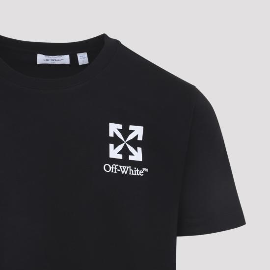 26SS 오프화이트 반팔 티셔츠 OMAA027S26JER00B0001 Black - OFF WHITE