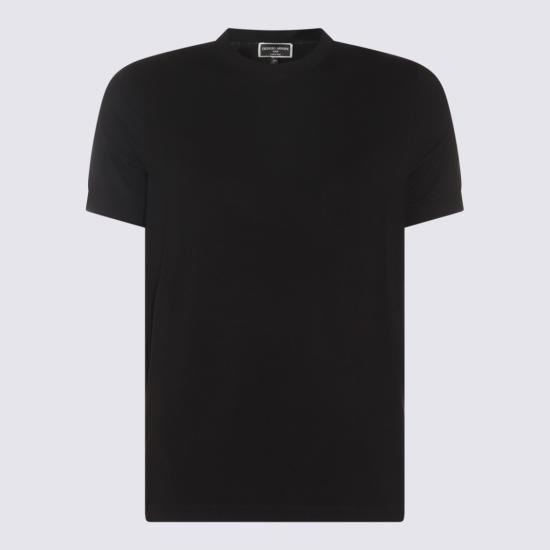 26SS 조르지오 아르마니 반팔 티셔츠 3GST52SJP4ZUC99 Black - GIORGIO ARMANI