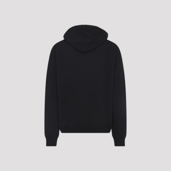 26SS 오프화이트 후드 티셔츠 OMBB085S26FLE00O0001 Black - OFF WHITE