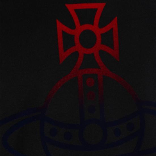 26SS 비비안웨스트우드 반팔 티셔츠 3G010056J00B9N401 Black - VIVIENNE WESTWOOD