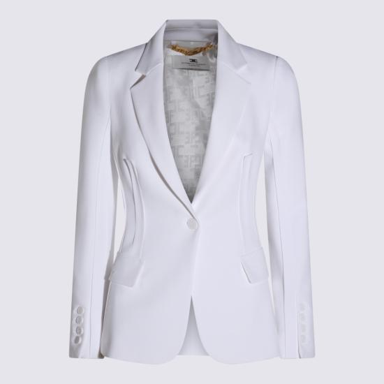 26SS 엘리자베타프랜치 수트 자켓 GI21661E2360 White - ELISABETTA FRANCHI