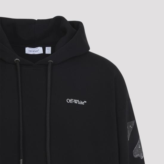 26SS 오프화이트 후드 티셔츠 44MBB085S26F001001 Black - OFF WHITE