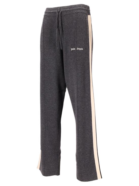 26FW 팜앤젤스 스트레이트 팬츠 PWHG037F25KNI001 0703 DARK GREY OFF WHITE - PALM ANGELS