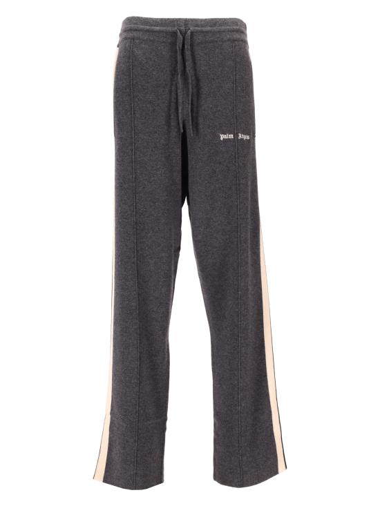 26FW 팜앤젤스 스트레이트 팬츠 PWHG037F25KNI001 0703 DARK GREY OFF WHITE