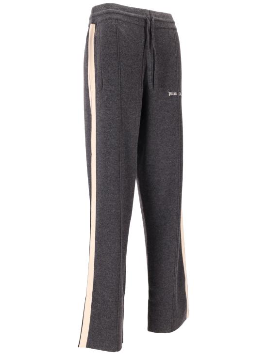 26FW 팜앤젤스 스트레이트 팬츠 PWHG037F25KNI001 0703 DARK GREY OFF WHITE - PALM ANGELS