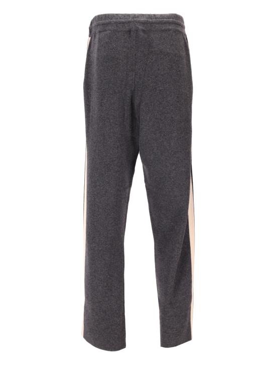26FW 팜앤젤스 스트레이트 팬츠 PWHG037F25KNI001 0703 DARK GREY OFF WHITE - PALM ANGELS