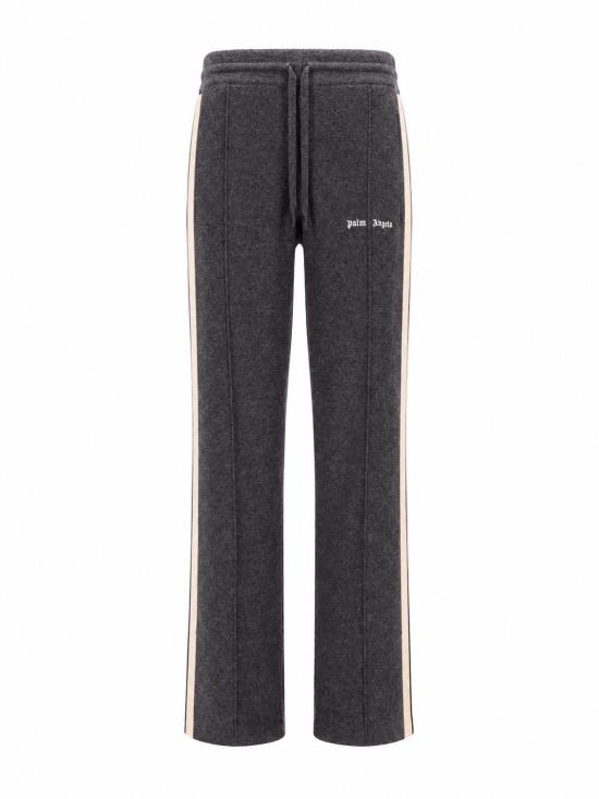 26FW 팜앤젤스 스트레이트 팬츠 PWHG037F25KNI001 0703 DARK GREY OFF WHITE