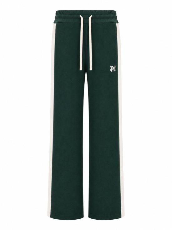 26FW 팜앤젤스 스트레이트 팬츠 PWCH028F25FAB001 5203 DARK GREEN OFF WHITE
