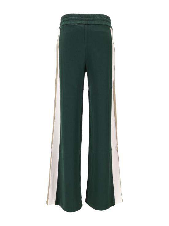 26FW 팜앤젤스 스트레이트 팬츠 PWCH028F25FAB001 5203 DARK GREEN OFF WHITE - PALM ANGELS