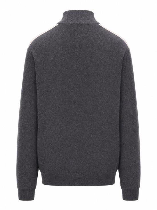 26FW 팜앤젤스 스웨터 PWHA062F25KNI001 0703 DARK GREY OFF WHITE - PALM ANGELS