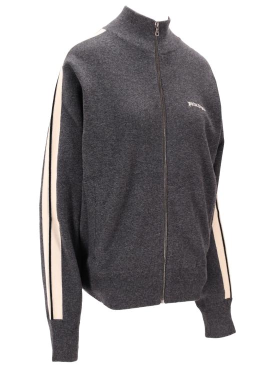 26FW 팜앤젤스 스웨터 PWHA062F25KNI001 0703 DARK GREY OFF WHITE - PALM ANGELS