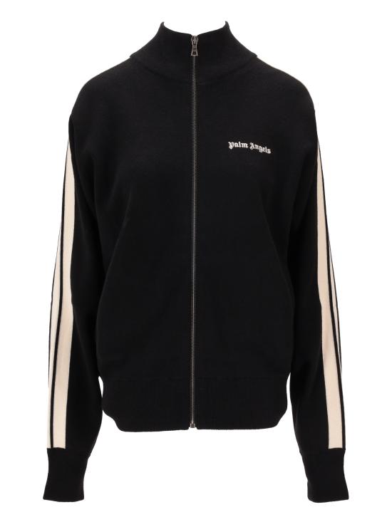 26FW 팜앤젤스 스웨터 PWHA062F25KNI001 1003 BLACK OFF WHITE