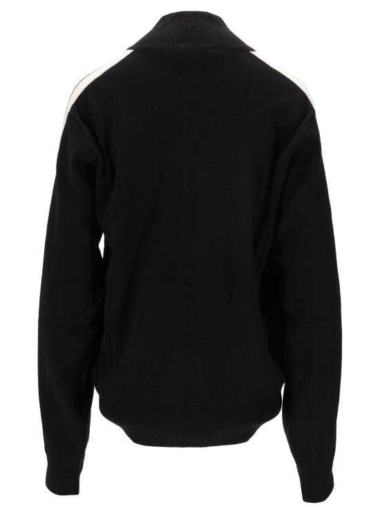 26FW 팜앤젤스 스웨터 PWHA062F25KNI001 1003 BLACK OFF WHITE - PALM ANGELS