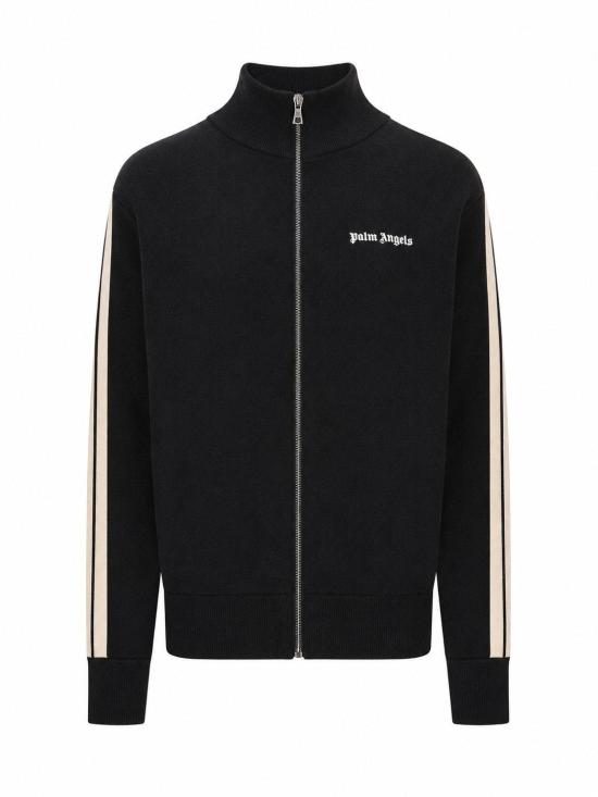 26FW 팜앤젤스 스웨터 PWHA062F25KNI001 1003 BLACK OFF WHITE