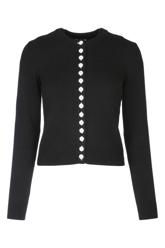 26SS 셀린느 헤리티지 캐시미어 트윈세트 가디건 RY0NG317V 38NO Black