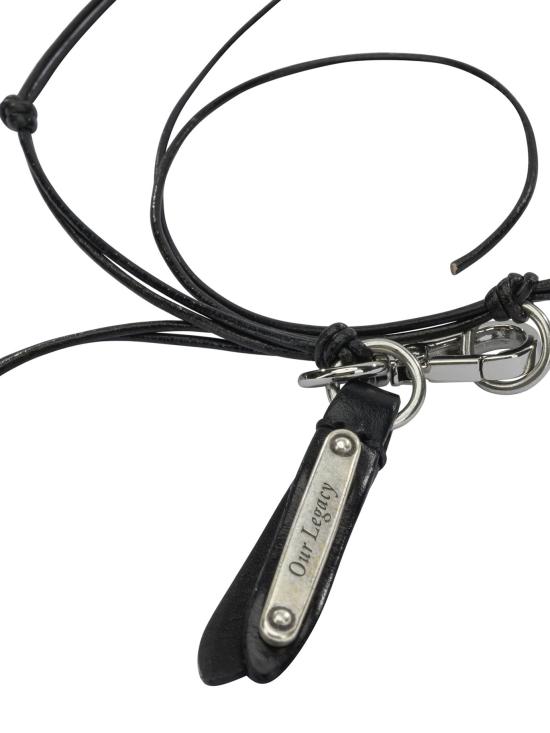 26SS 아워레가시 네크리스 A2258SFLFUDGE Black - OUR LEGACY