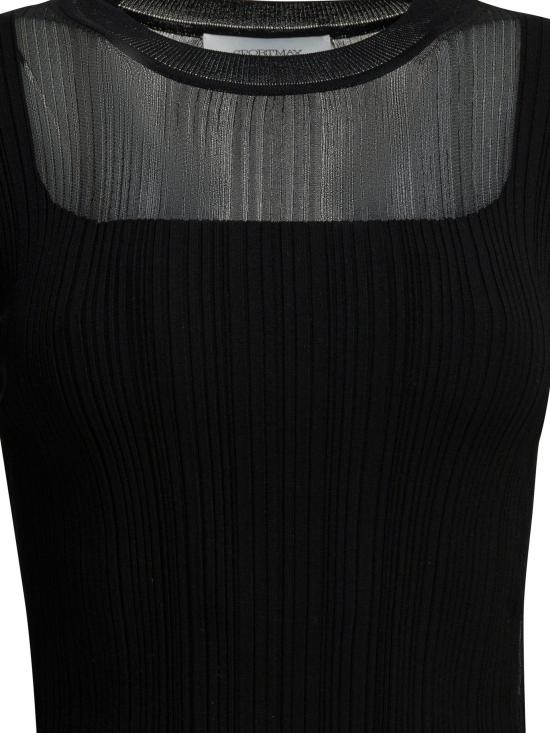 26SS 막스마라 스포츠막스 긴팔 티셔츠 2612361071600SPXBUONO005 Black - SPORTMAX