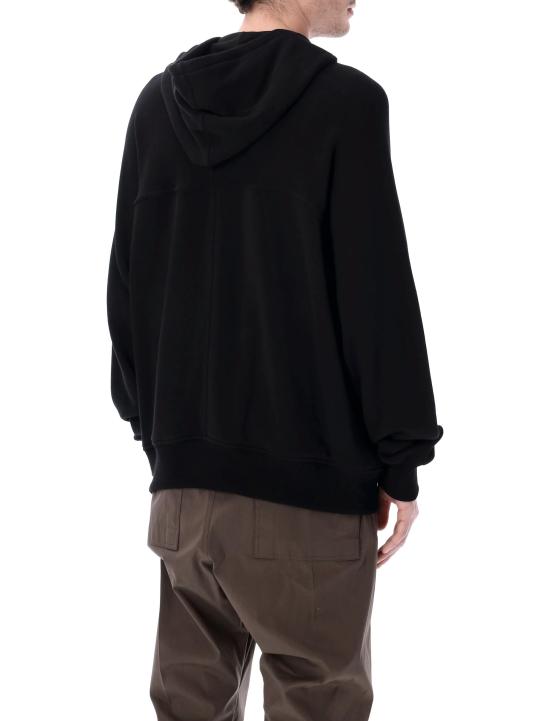 26SS 릭 오웬스 후드 티셔츠 RU01F2241JNT 09 BLACK - RICK OWENS