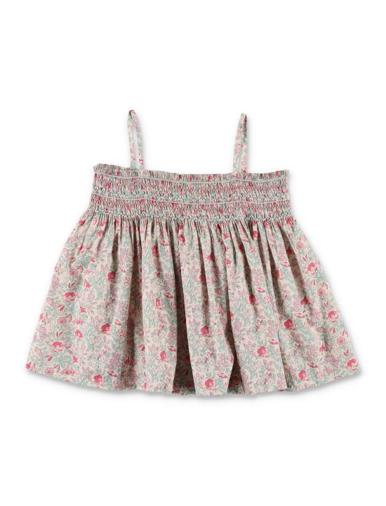 26SS [키즈] 봉쁘앙 티셔츠 S06GBLW00017 528 RASPBERRY FLOWERS