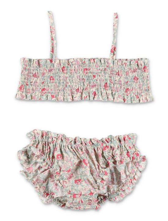 26SS [키즈] 봉쁘앙 비키니 S06GSSW00003 528 RASPBERRY FLOWERS